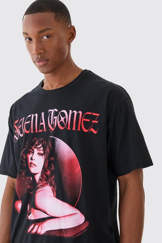 Oversize T-Shirt mit lizenziertem Selena Gomez Print
