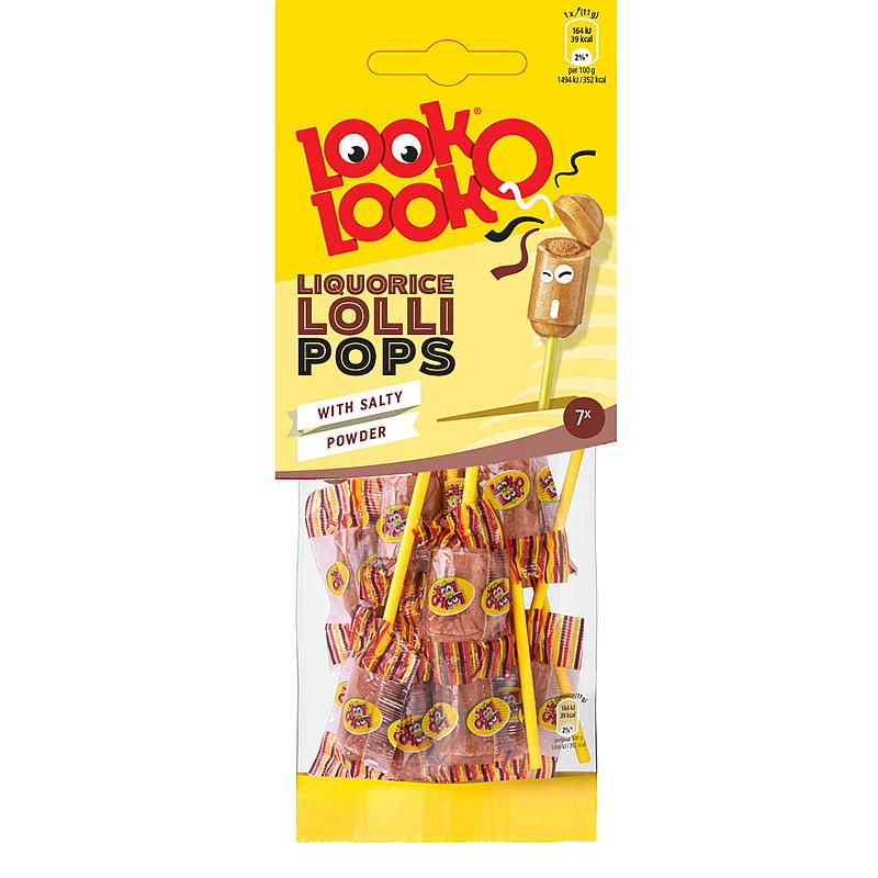 Look o Look Lollipops 70 g liquorice Look O Look