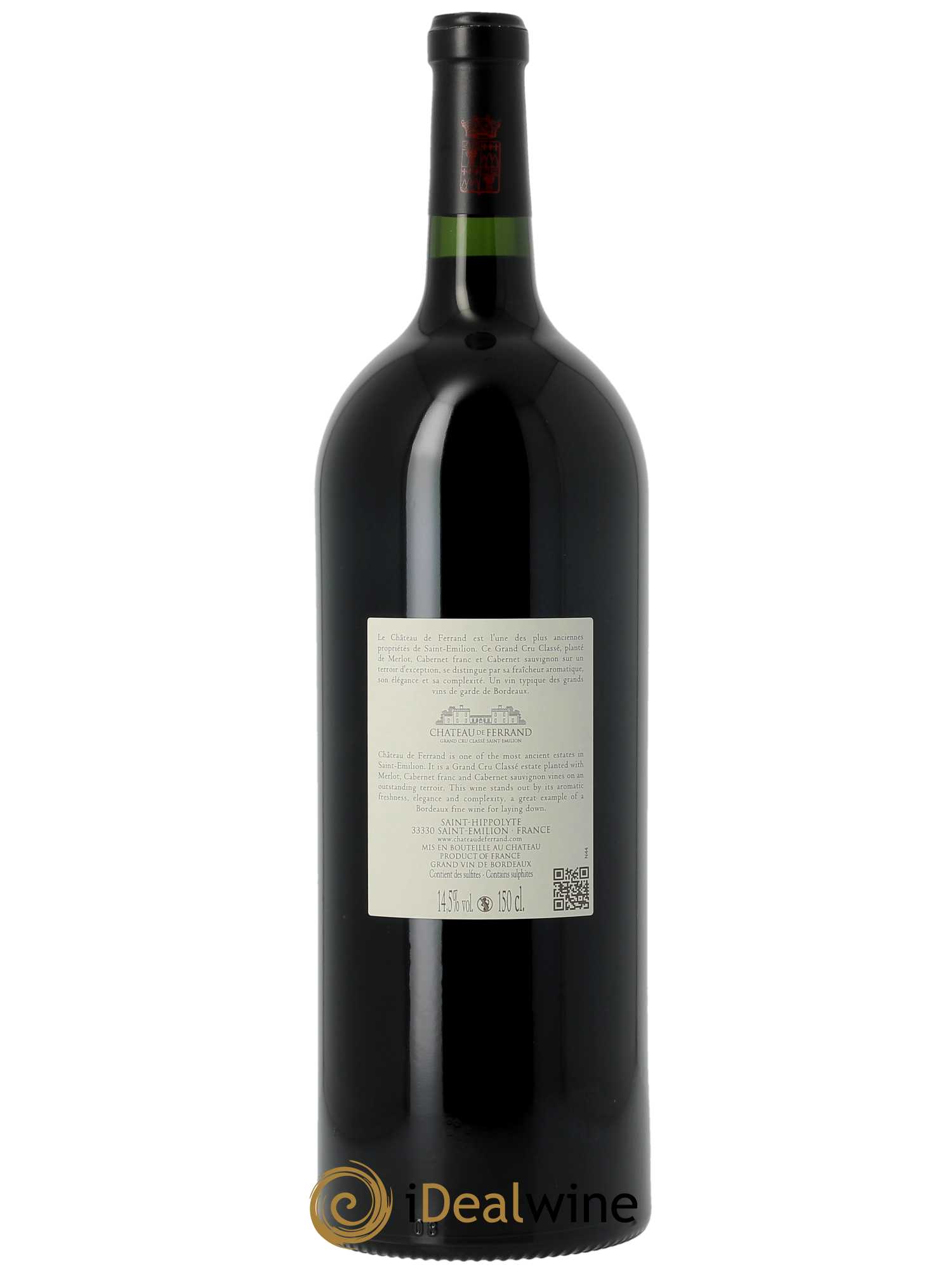 Château de Ferrand Grand Cru Classé (CBO à partir de 6 MG) 2020 - Lot de 1 Magnum