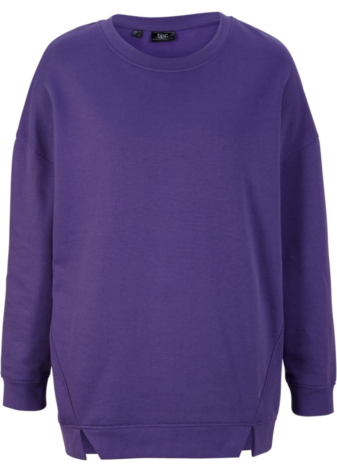 Oversize Sweatshirt mit Schlitzdetail