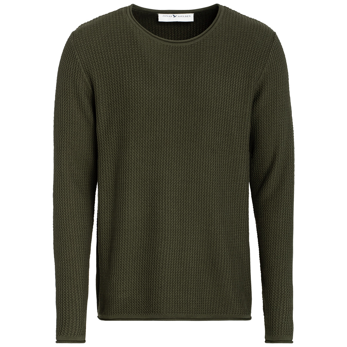 Herren Strickpullover mit Wellen-Struktur