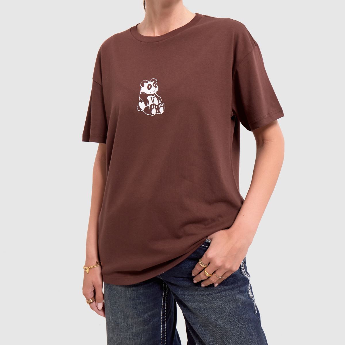 Vans – Brun panda-t-shirt