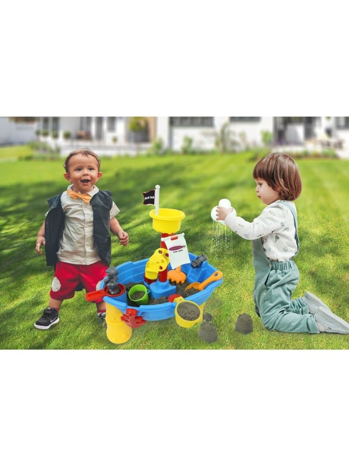 Jamara Sand- und Wasserspieltisch Pirat Jack 21 Teile in Mehrfarbig ab 2 Jahre günstig kaufen onesize