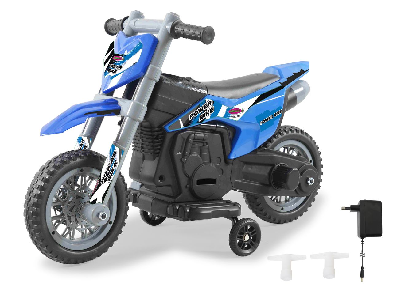Jamara e.K. JAMARA-460678-Ride-on Motorrad Power Bike blau 6V