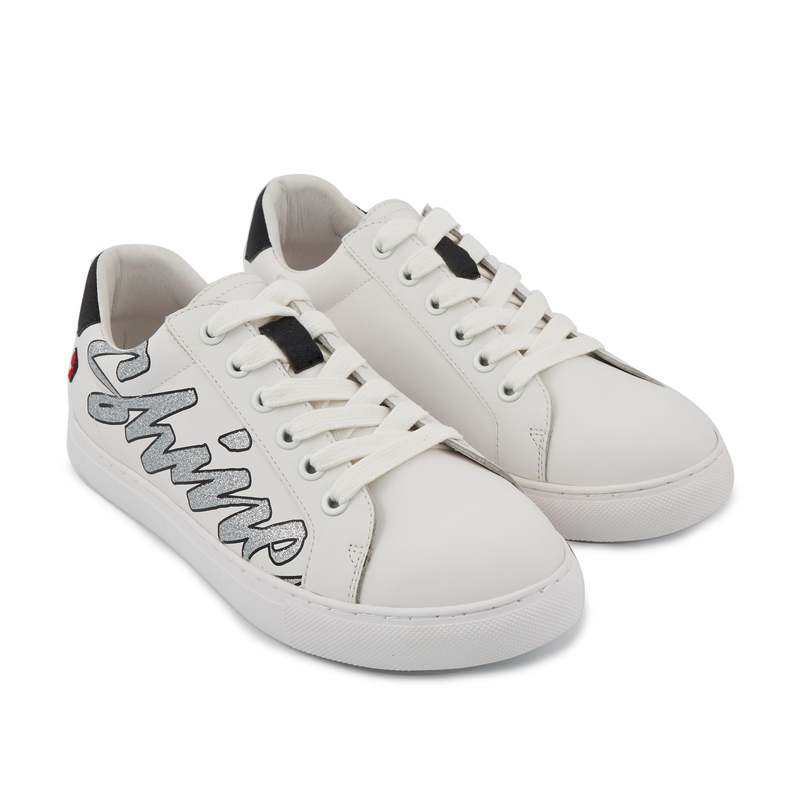 Baskets en cuir Simone shine bright