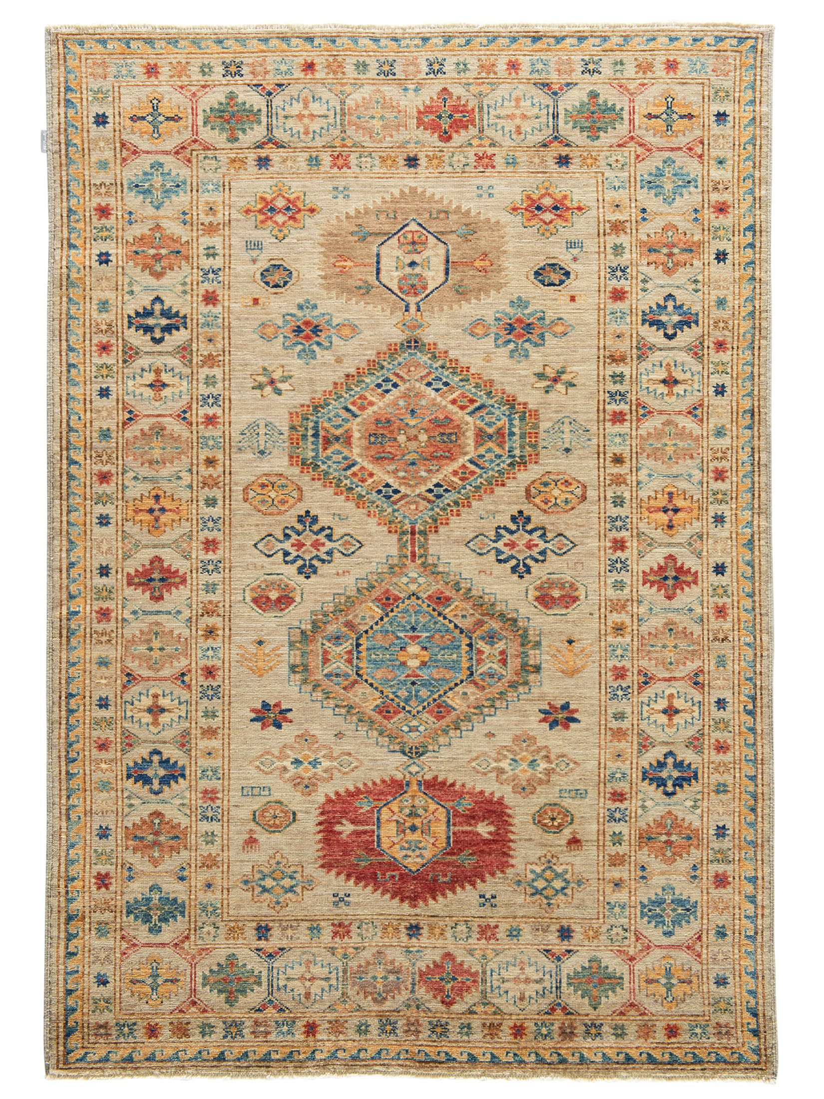 Kazak Ghazni ca. 132 x 187 cm, Unikat / Einzelstück