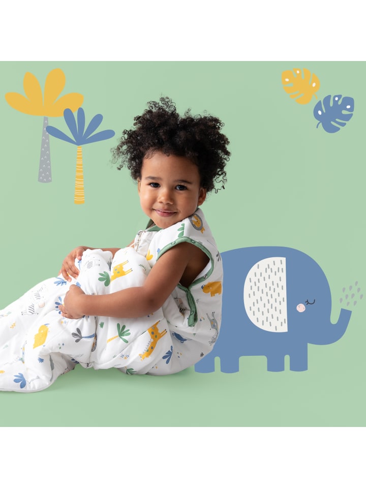 Schlummersack Babyschlafsack, 1.0 TOG in Dunkelgrün günstig kaufen