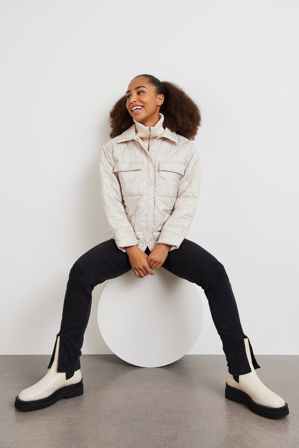 S quilted jacket