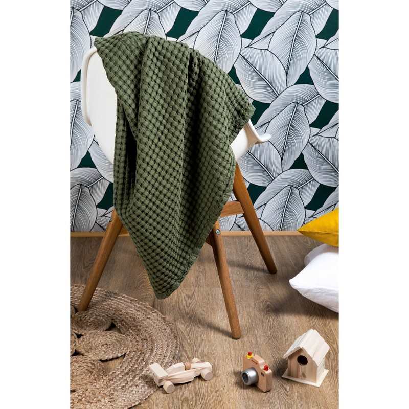 Plaid en Coton Bio Paros