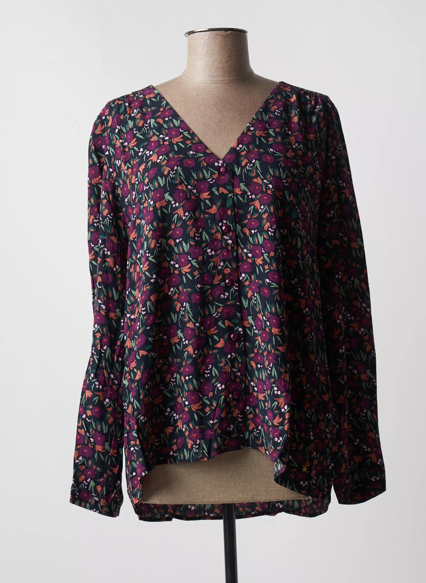 Des Petits Hauts Chemisiers Femme couleur violet