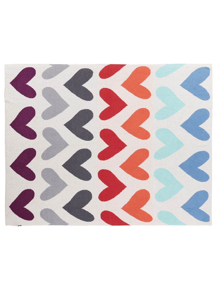 Beliani Kuscheldecke KOHAT in Beige/Bunt/Schwarz - (W) 130 x (H) 0.5 x (L) 170 cm günstig kaufen onesize
