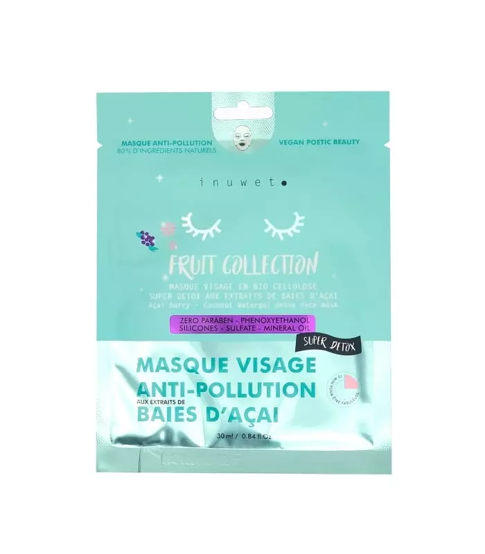 MASQUE VISAGE Masque visage anti pollution detox - baies d'açai