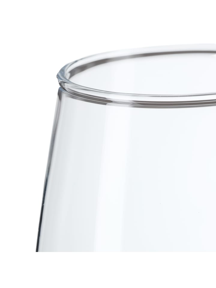 relaxdays 6 x Trinkgläser in Transparent - 400 ml günstig kaufen onesize