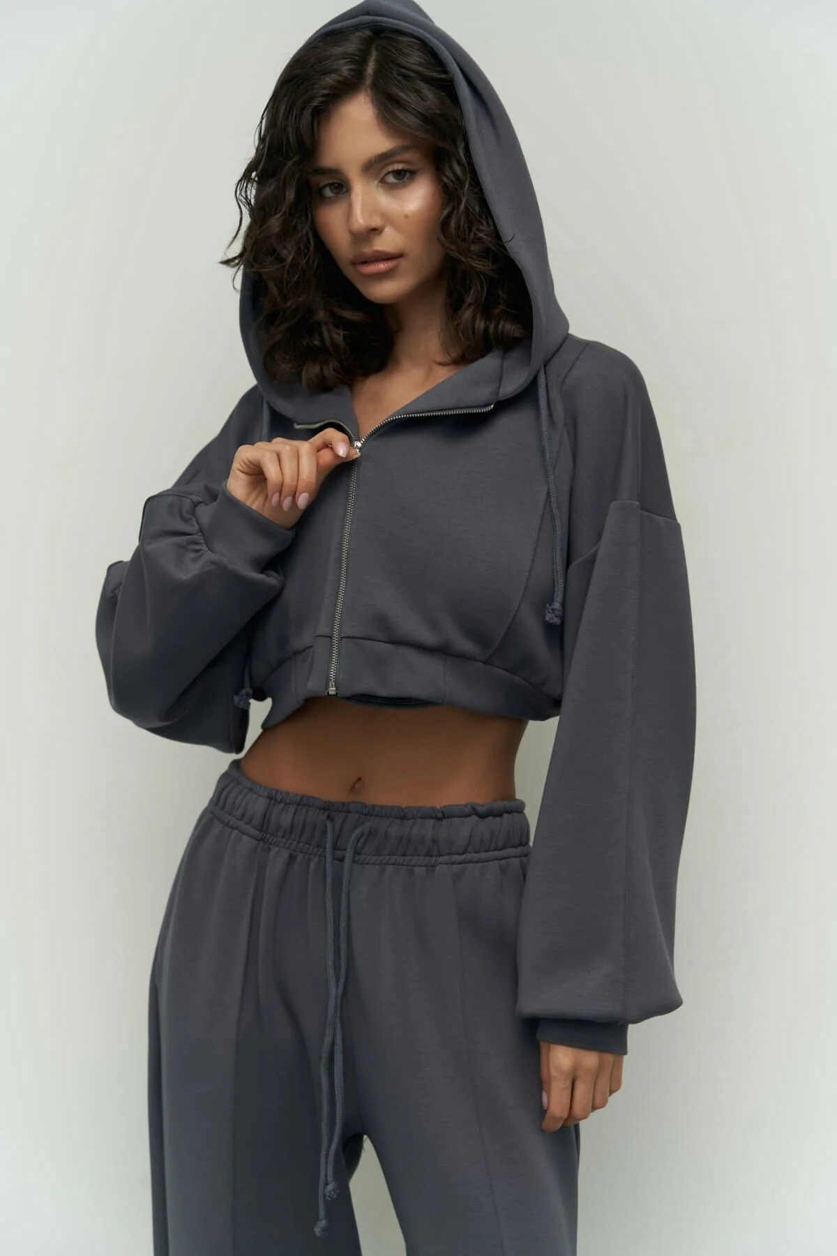 MAİ COLLECTİON  Zweiteiler - Grau - Regular Fit