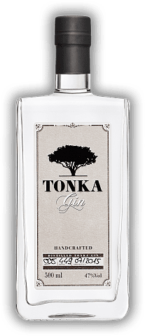 Tonka Gin Tonka Gin Mit grosser Sorgfalt per Hand gefertigt. 0,5	 Liter - Vol 47%