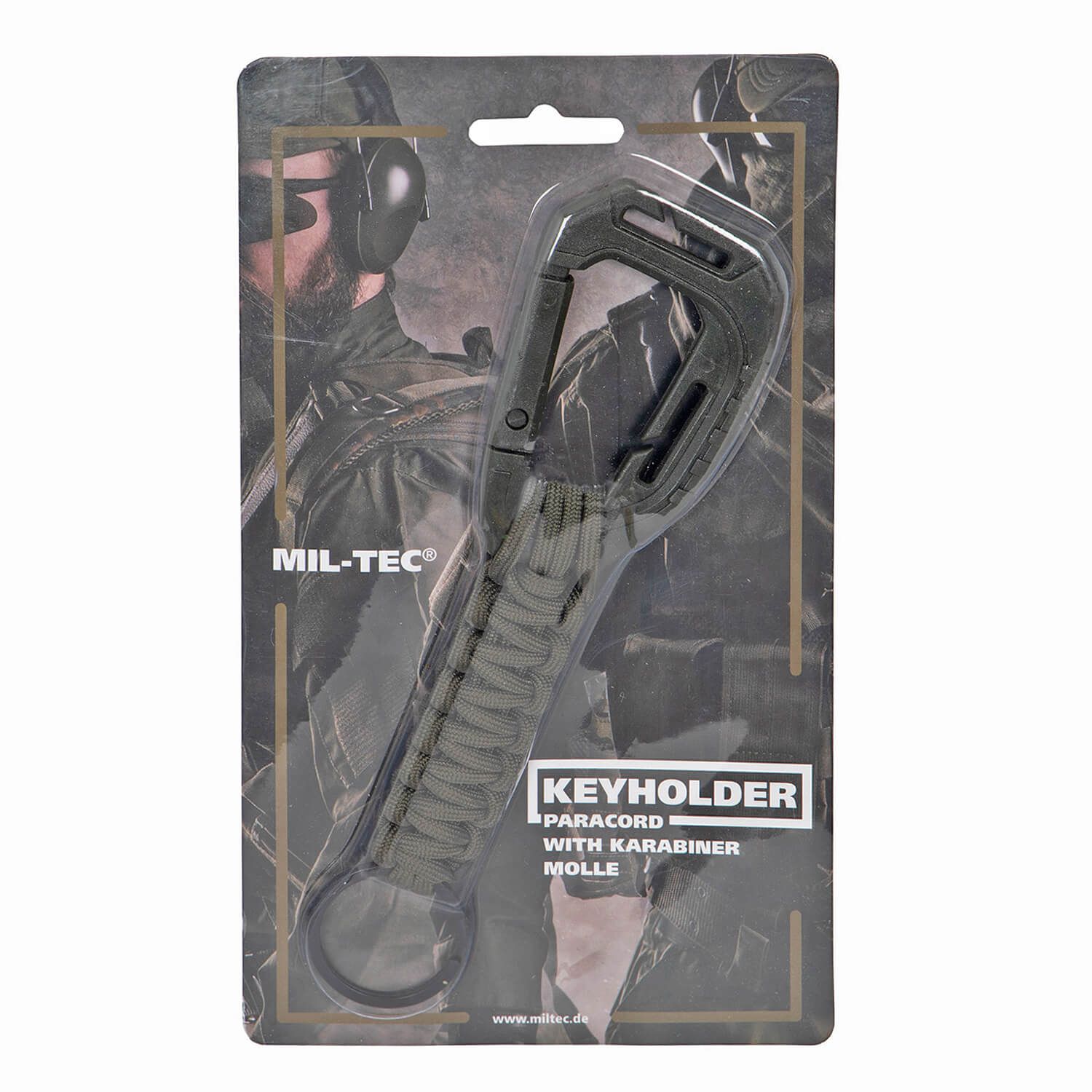 Schlüsselanhänger Paracord m. Karabiner MOLLE