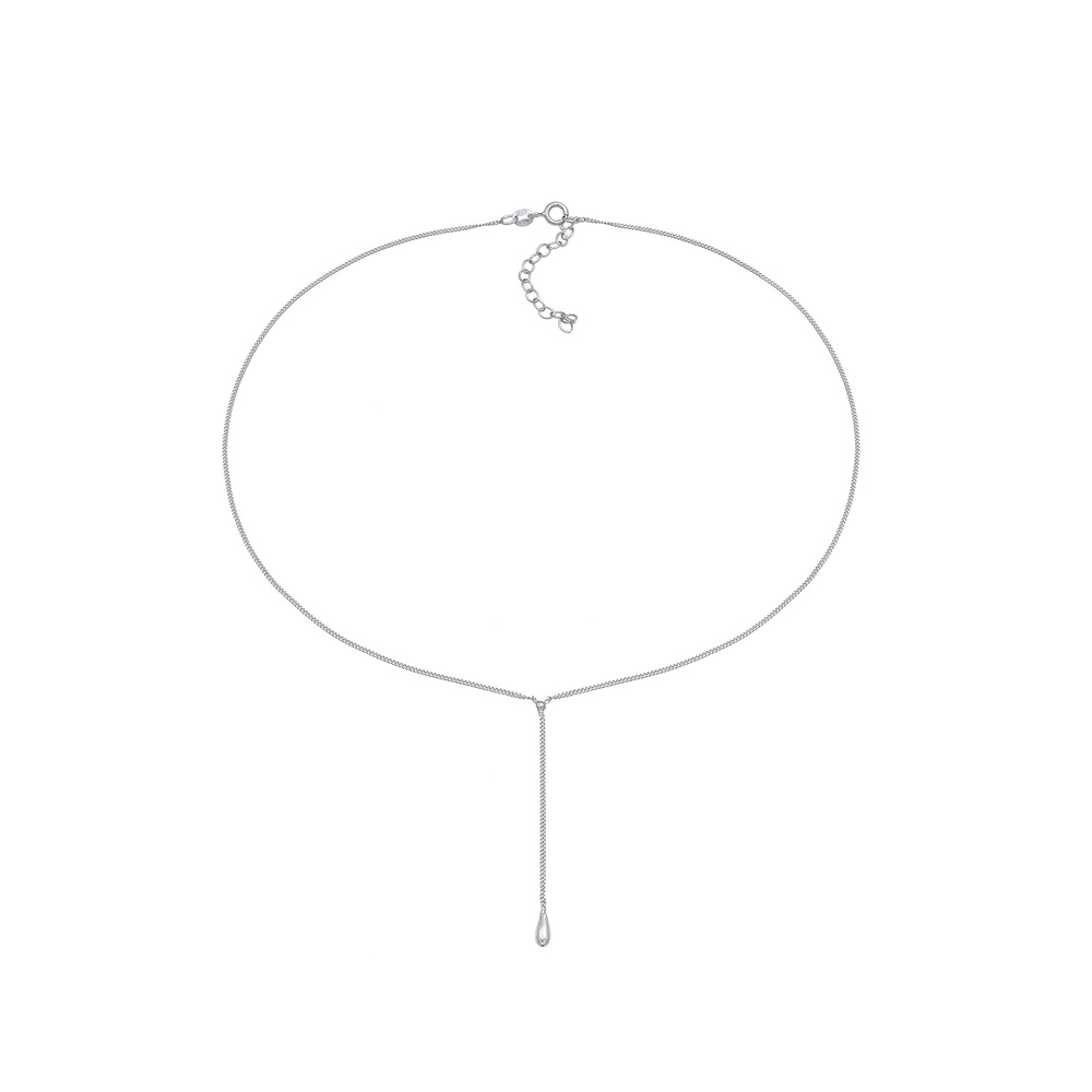 Elli Elli Collier Chaîne en Y pour le drop ball des dames en argent sterling 925 collier