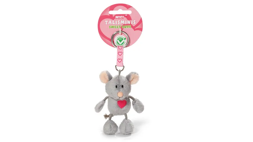 NICI Schlüsselanhänger Maus Talisminis 7cm