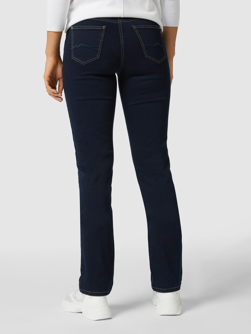 Feminine Fit 5-Pocket-Jeans Modell MELANIE in marineblau
