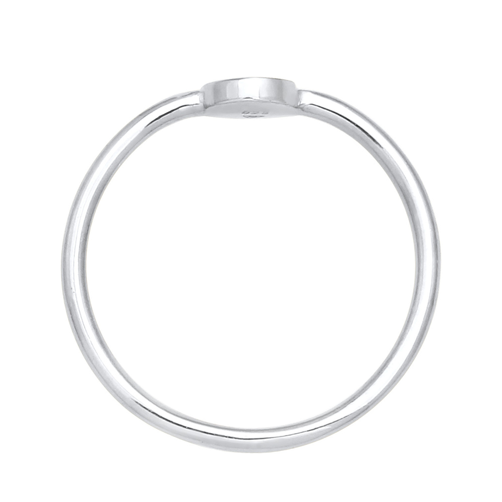 Elli Elli Bague Bague à empiler pour femme - Blogueur de la tendance de base Geo Plaqu Bague