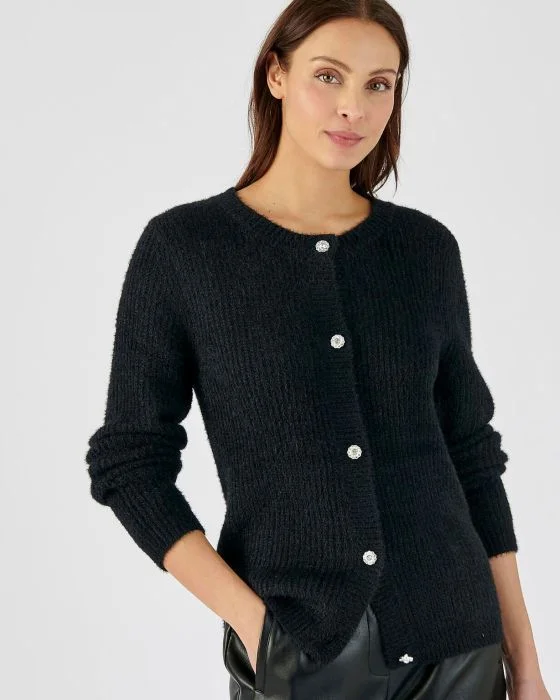 Cardigan maille perlée