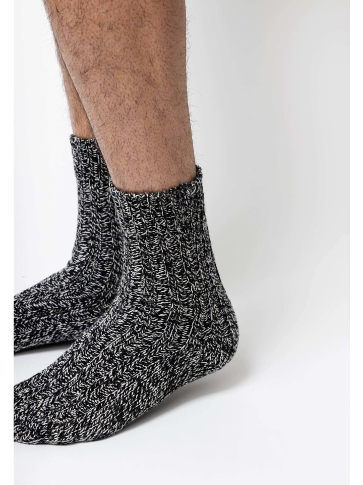 SNOCKS Norweger Socken 2 Paar in Mix (Grau/Schwarz) günstig kaufen