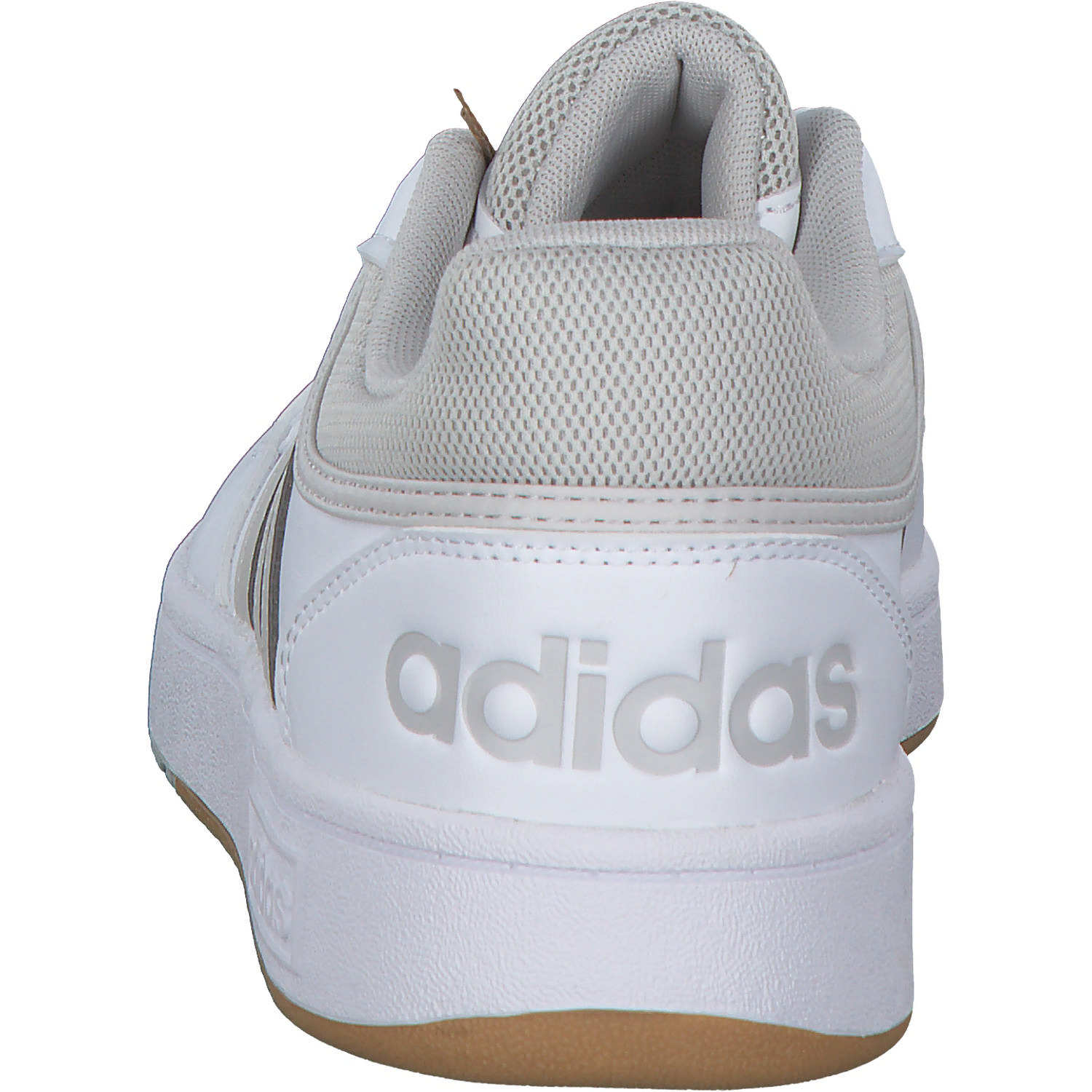 Adidas Hoops 3.0 W, Sneakers Low, Damen, white/crystal white/gum