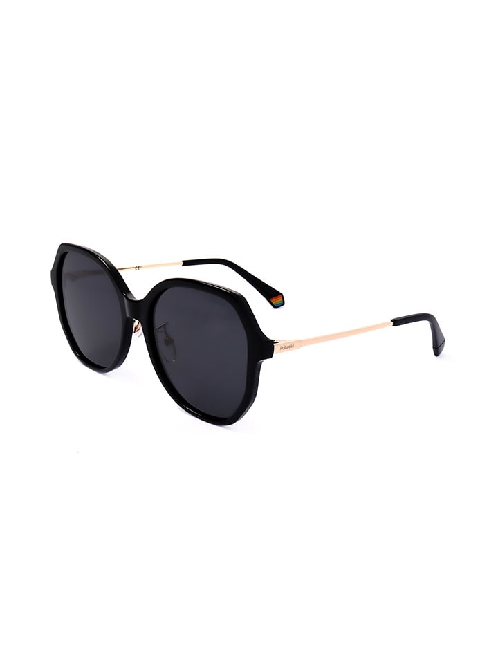 Polaroid Damen-Sonnenbrille in Schwarz günstig kaufen 57