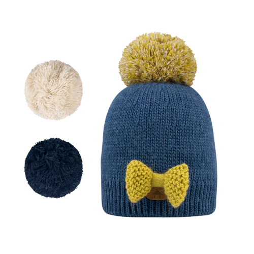 Blue Fleece Indian Hat