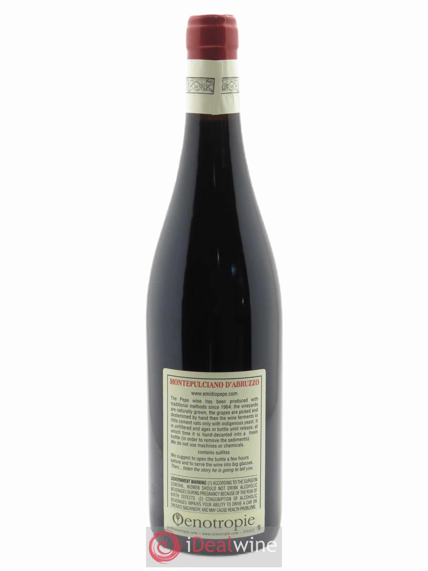 Montepulciano d'Abruzzo DOC Emidio Pepe  2003 - Lot de 1 Bouteille