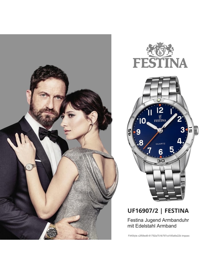 Festina Analog-Armbanduhr Festina Junior Collection silber mittel (ca. 33mm) günstig kaufen onesize