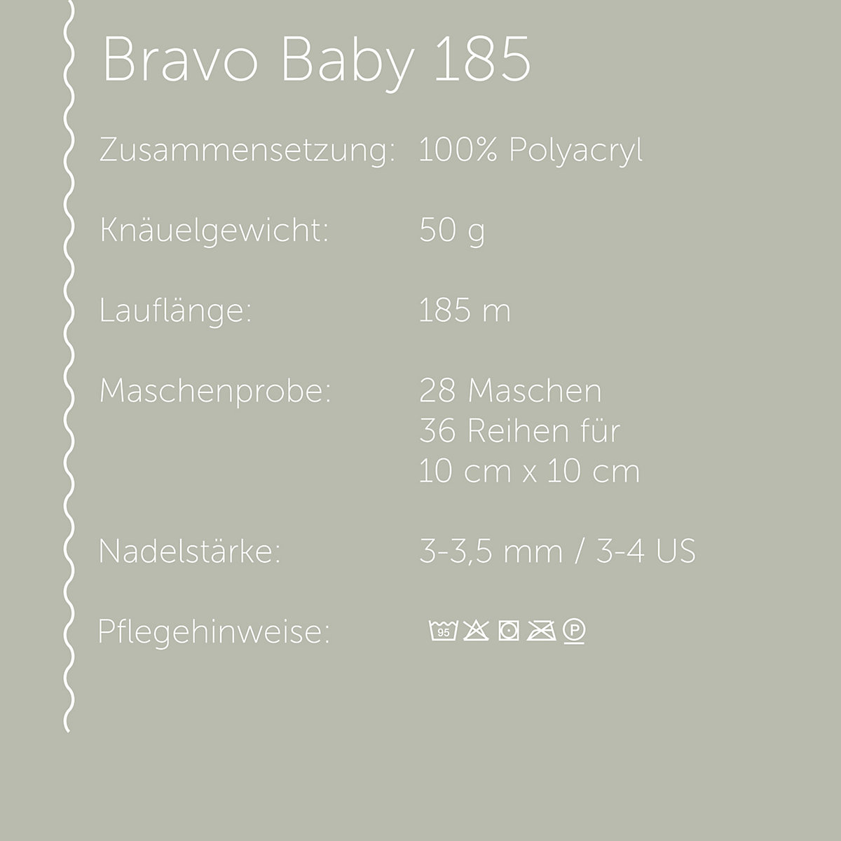 Handstrickgarne Bravo Baby 185, 50g Brombeer