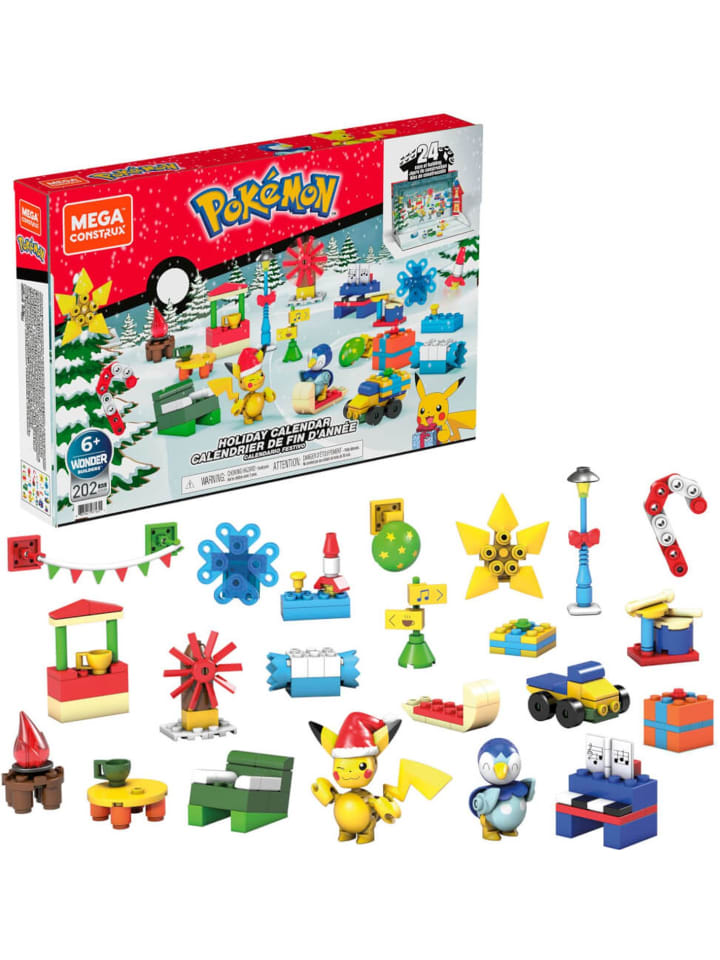 Mega Bloks MEGA Pokémon Adventskalender in Mehrfarbig ab 6 Jahre günstig kaufen onesize