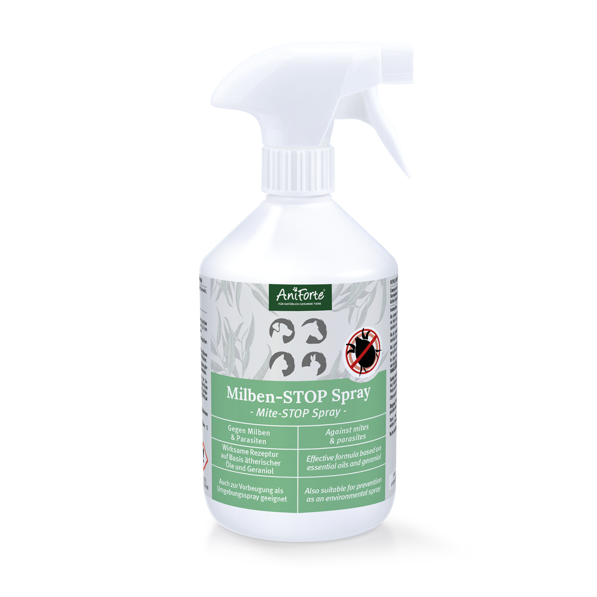 Aniforte Floh- & Zeckenmittel Aniforte Milben-STOP Spray für Hunde und Katzen 500 g