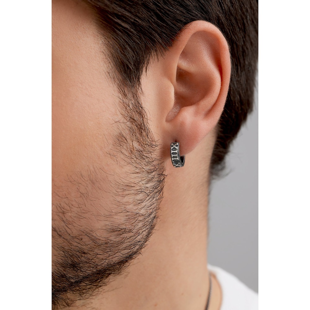 caï Créoles 925 Argent Boucles d'oreilles