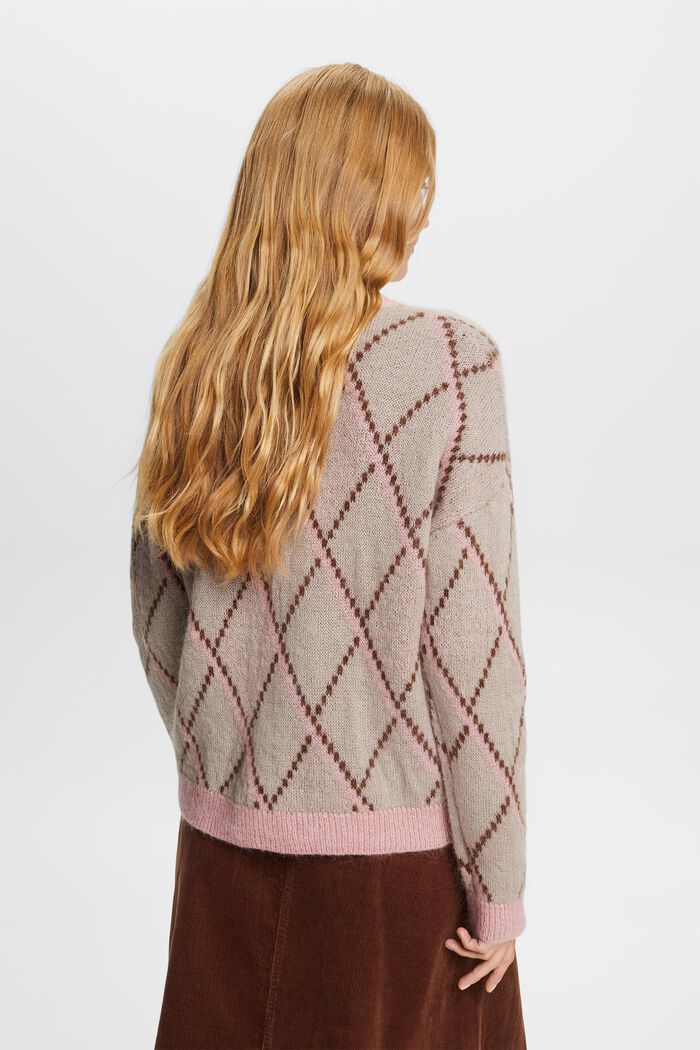 Wollmix-Pullover mit Mohair