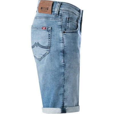 MUSTANG, Jeansshorts, Regular Fit, Baumwoll-Stretch, hellblau