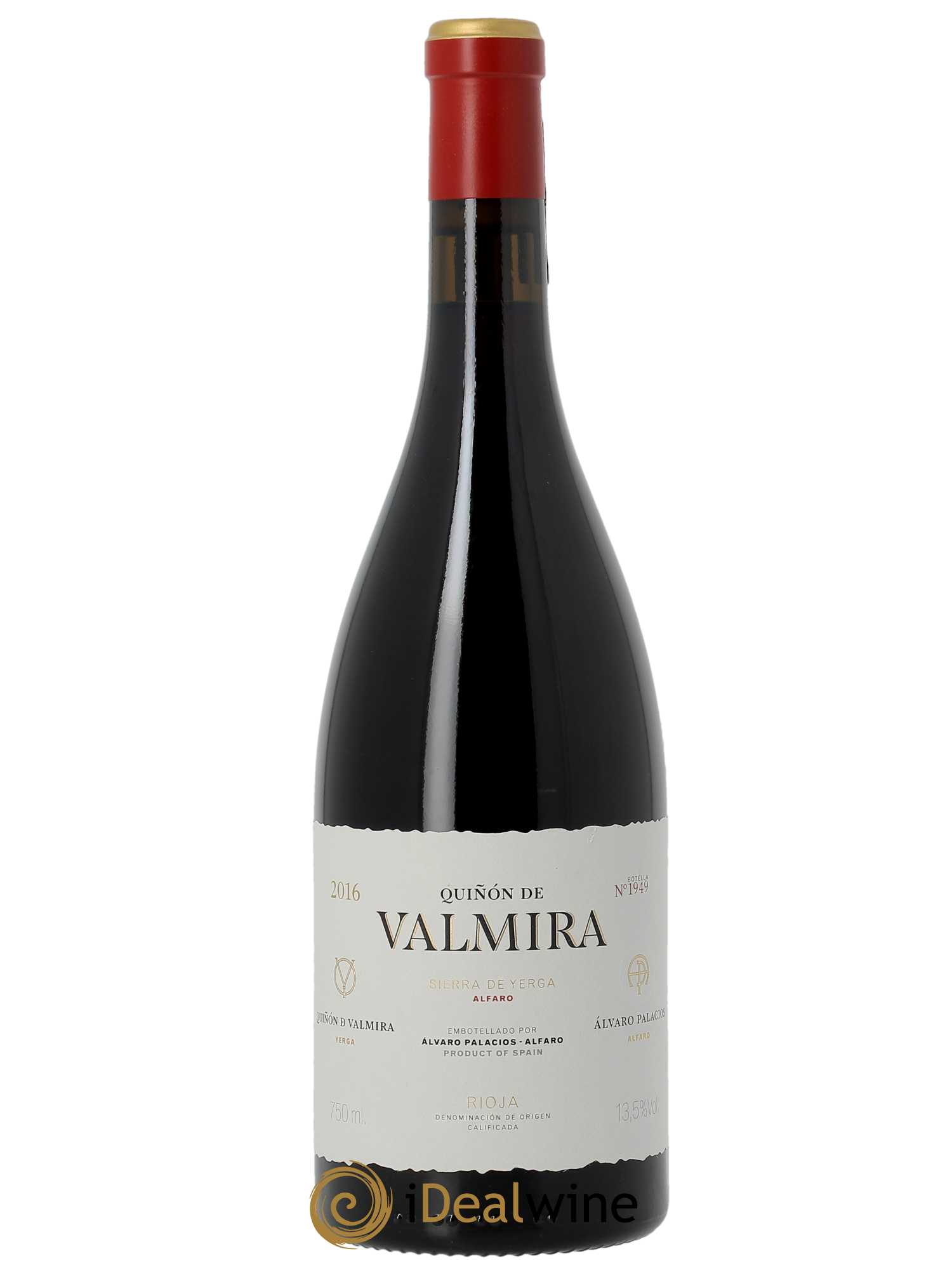 Rioja DOCa Alvaro Palacios Quiñon de Valmirae (CBO à partir de 6 BTS) 2016 - Lot de 1 Bouteille