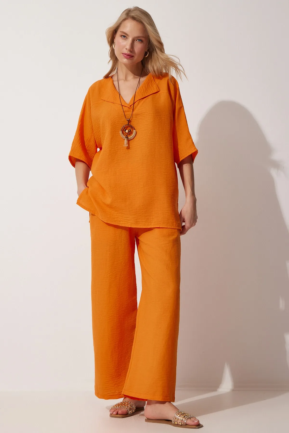 Happiness İstanbul  Zweiteiler - Orange - Regular Fit