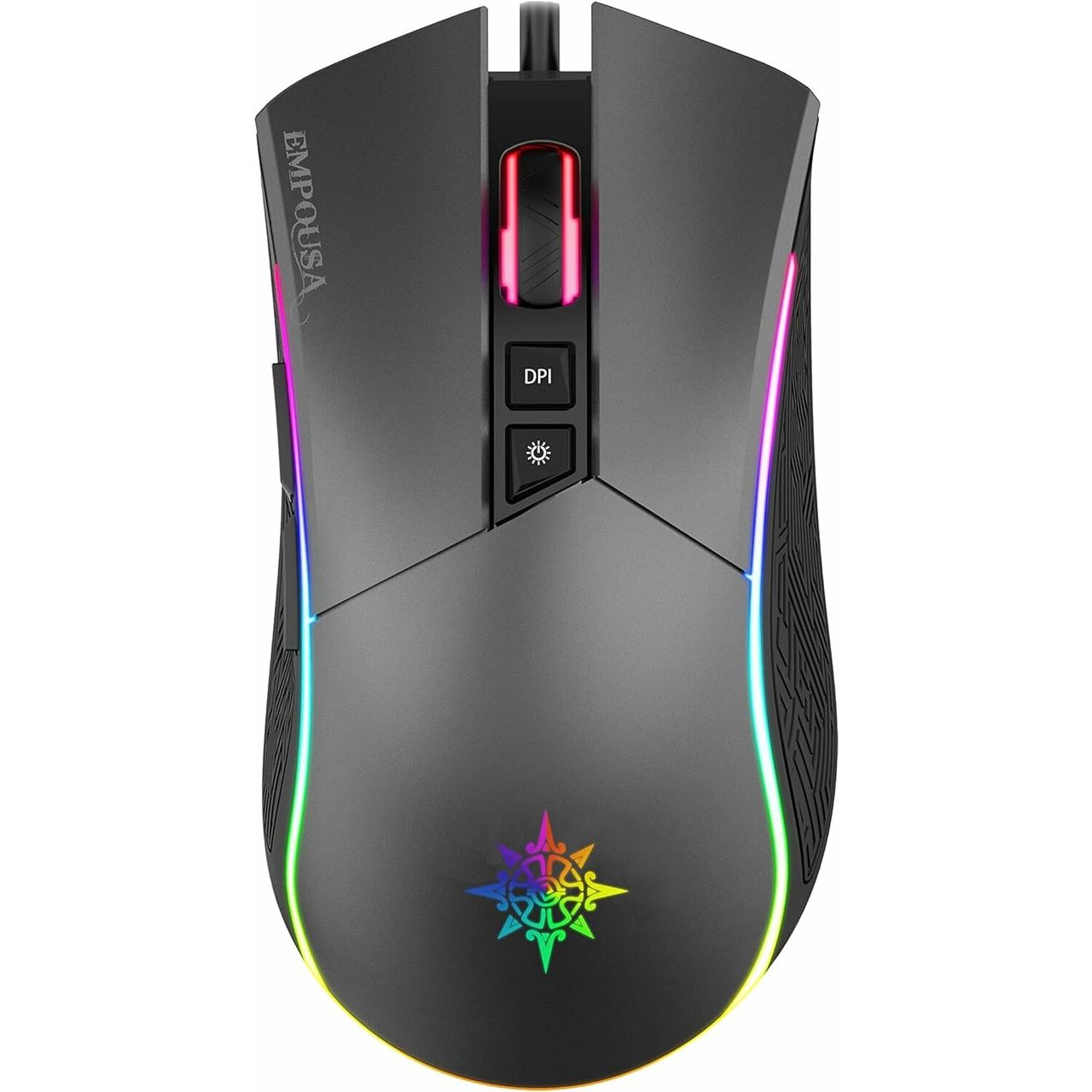 Inca IMG-GT19 RGB 7D Makro-Tasten Profiosonelle Gaming-Maus schwarz