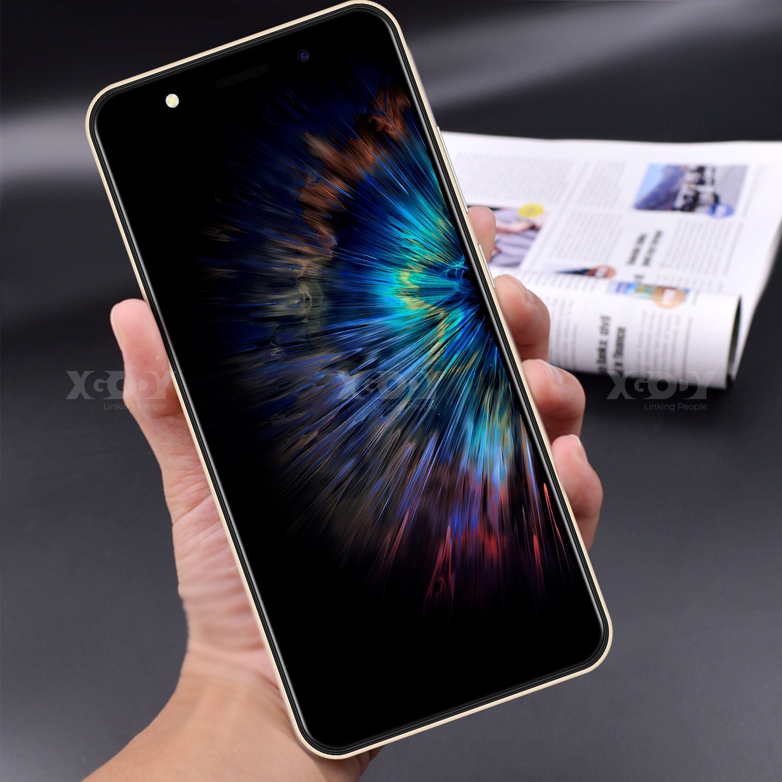 Ulife XGODY Mate 10, 2500 mAh, 1GB RAM, 8GB ROM, Android 8.1, 3G Smartphone (5 Zoll, 8 GB Speicherplatz, 5 MP Kamera, Gesichtserkennung, Dual-SIM)