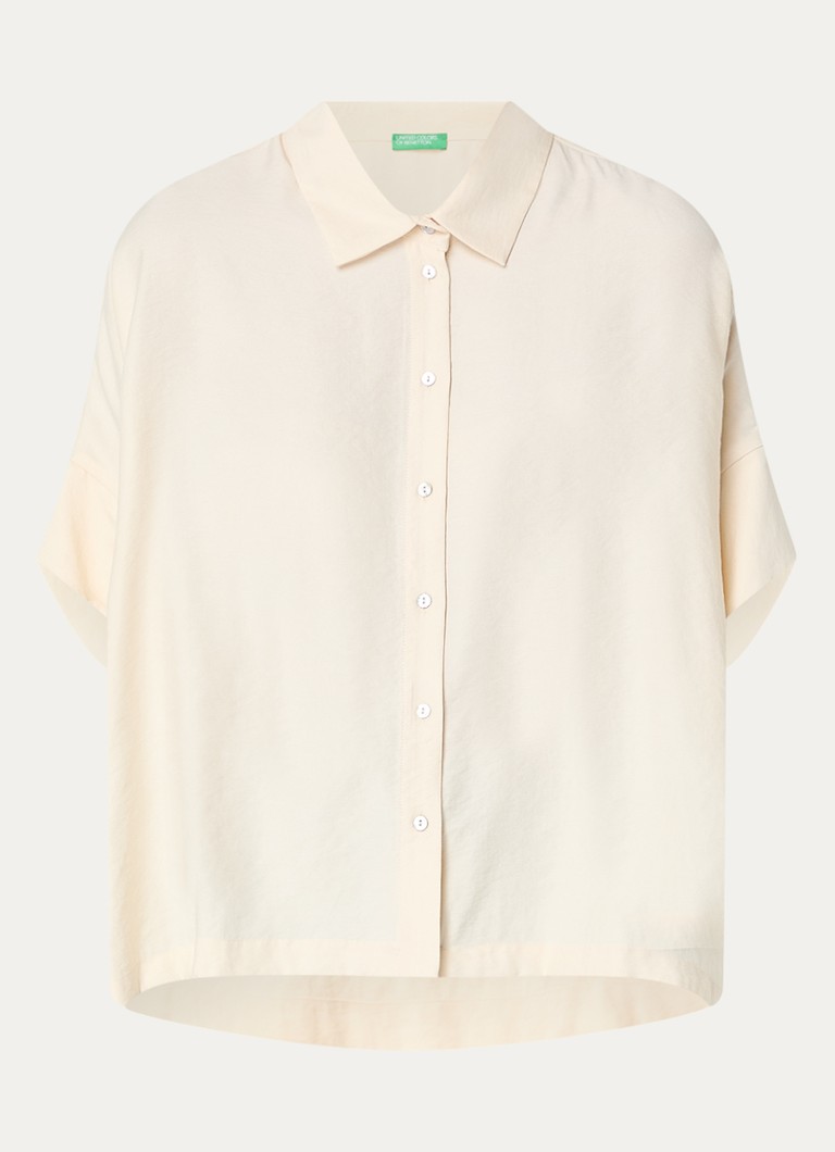 Blusa Benetton Summer Mood con maniche a pipistrello oversize