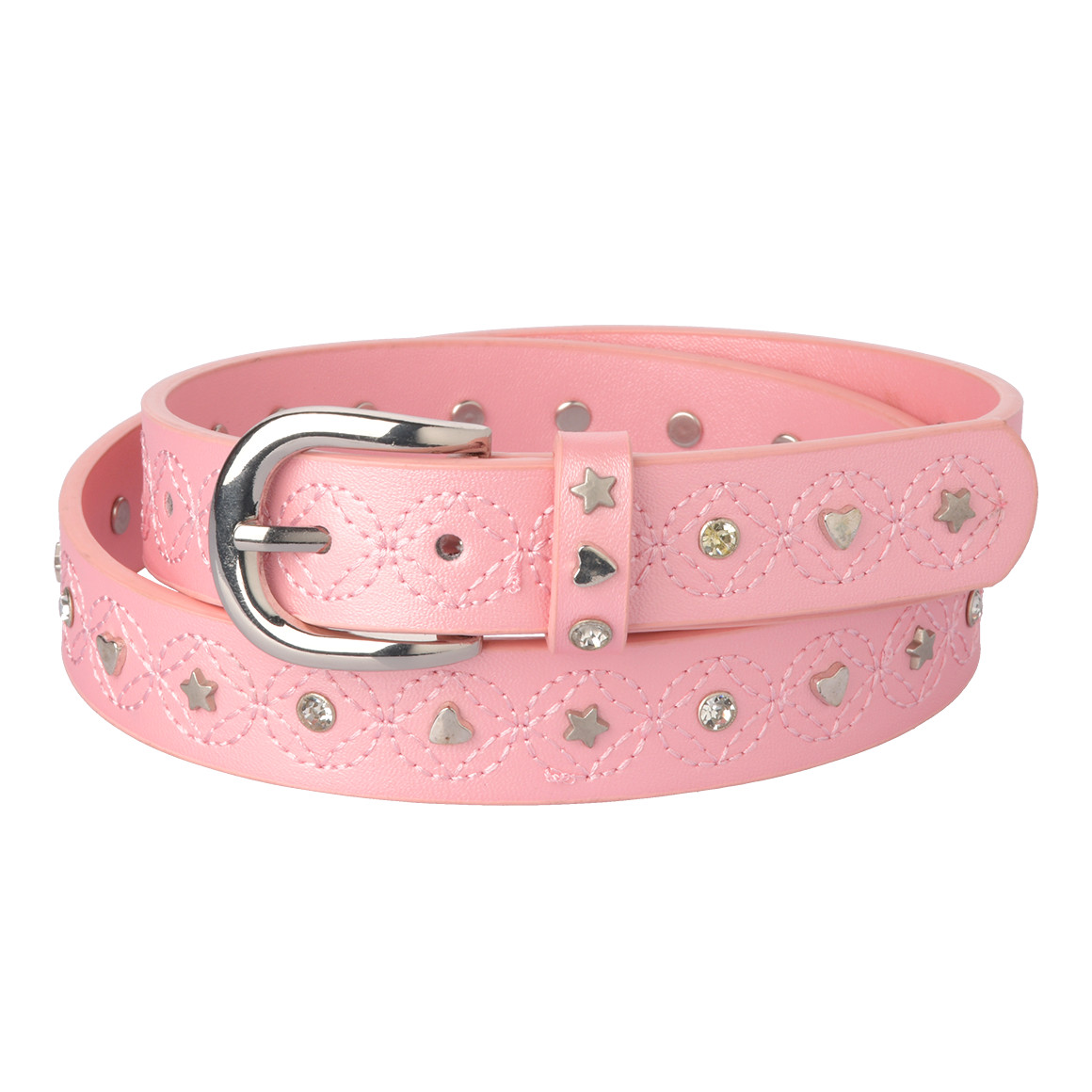 Mädchen Gürtel mit glitzernden Herzen