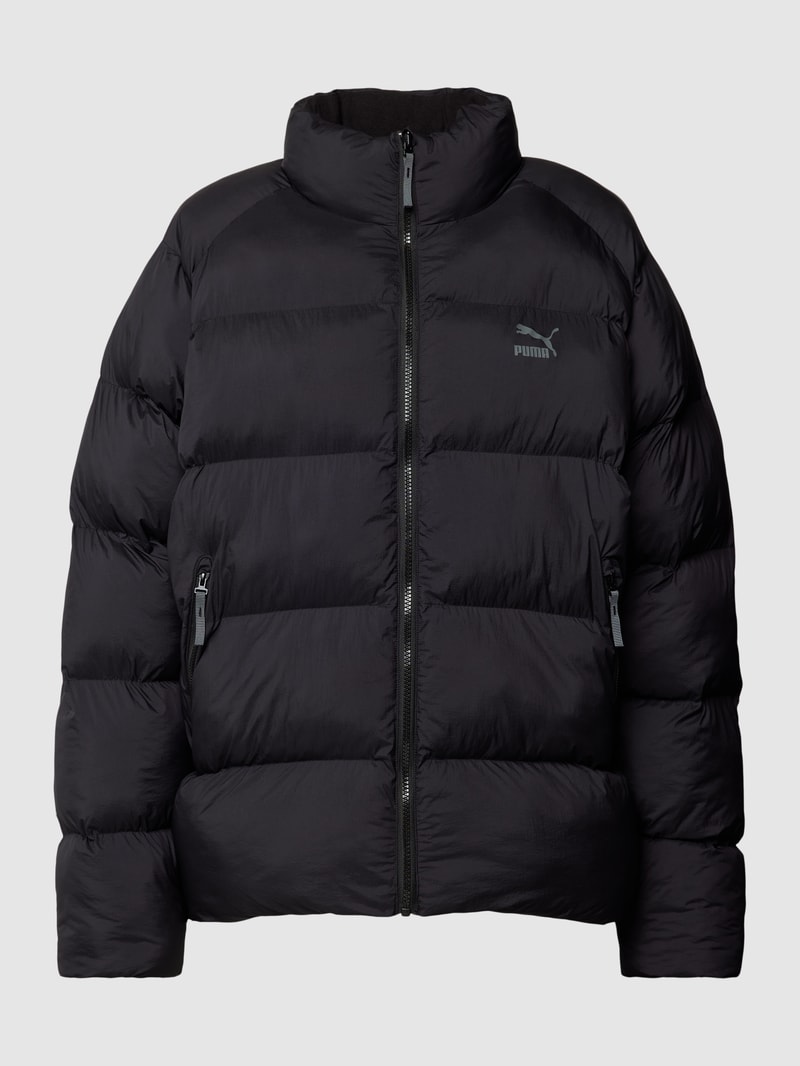 Steppjacke mit Label-Print - PUMA X P&C* in schwarz