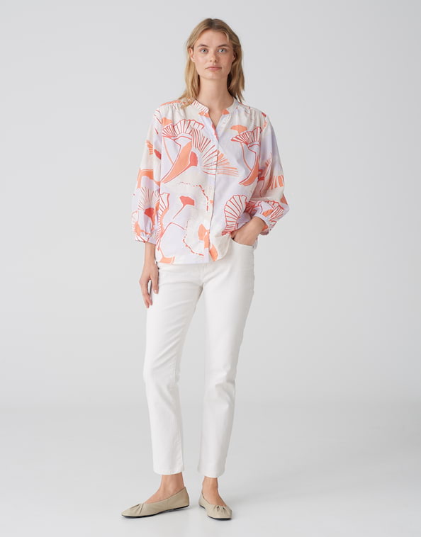 Printbluse Faomi nature