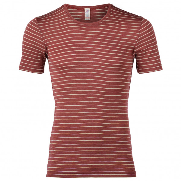Engel - Striped S/S Shirt - Merinounterwäsche