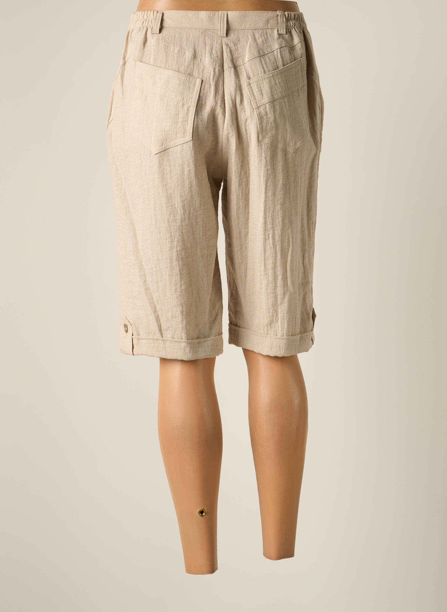 Jumfil Bermudas Femme couleur beige