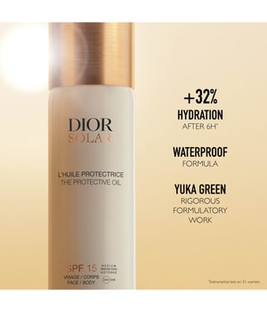 DIOR Solar L'Huile Protectrice Visage et Corps SPF 15 Sonnenöl-125 ml