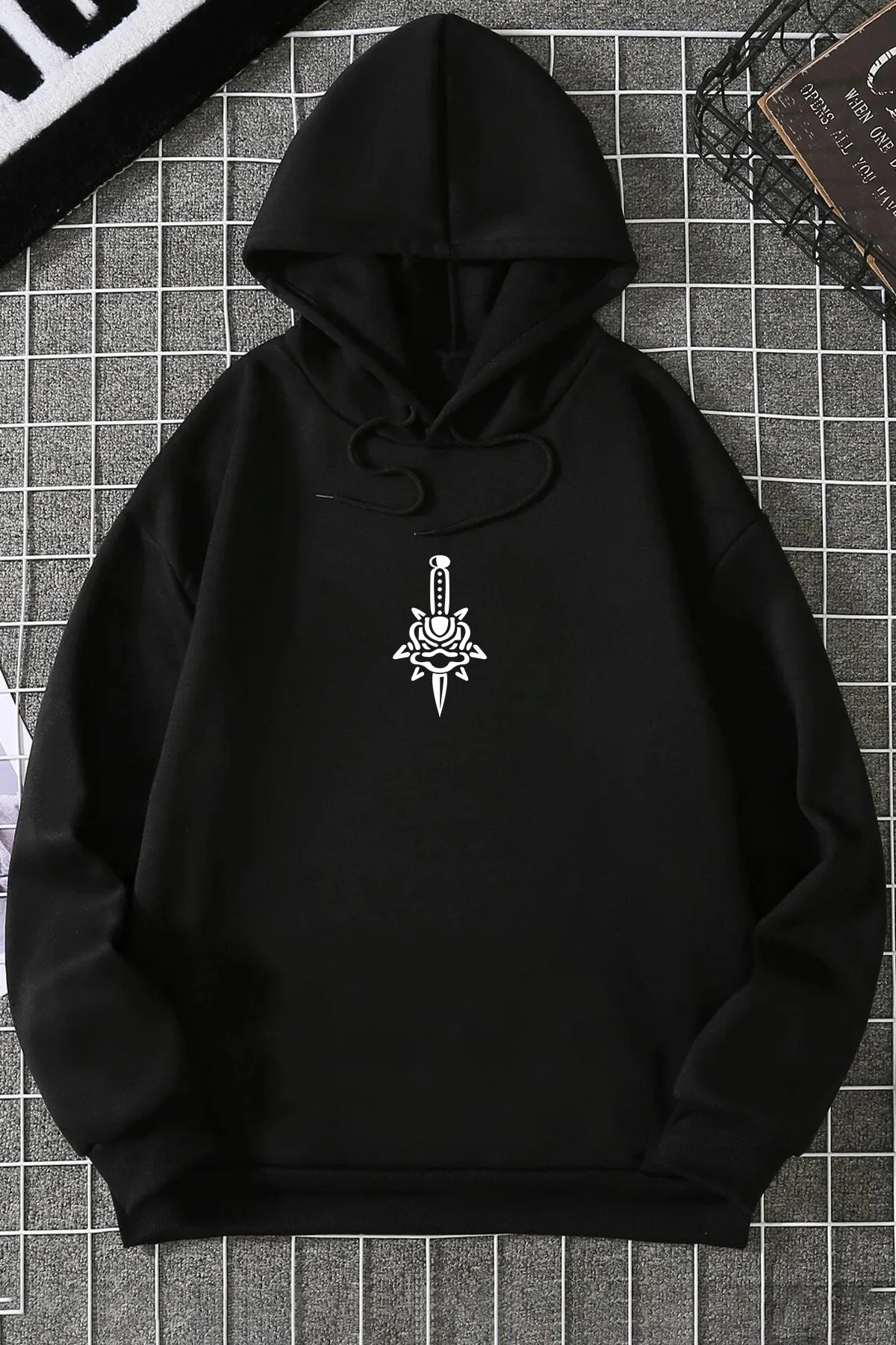 trendypassion  Unisex-Sweatshirt aus Baumwolle mit Schädelriss