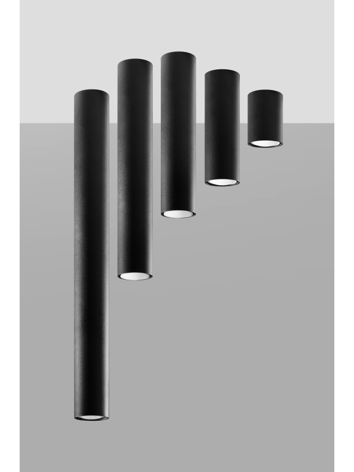 Nice Lamps Deckenleuchte CASTRO 10 in Schwarz (H)10cm ø6cm günstig kaufen onesize